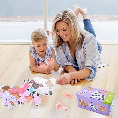 Puzzle Montessori - BabyPuzzle™ - Bétail - Jouet pour Enfant