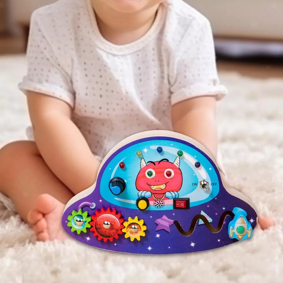 Tableau Montessori - BusyBoardCircuit™ - OVNI - Jouet pour Enfant
