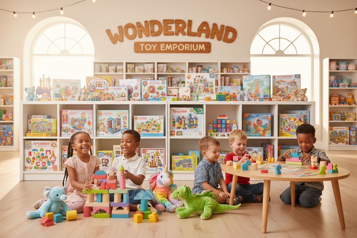 Image boutique jouets pour enfants