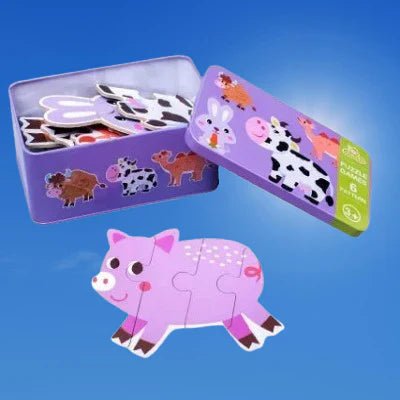 Puzzle Montessori - BabyPuzzle™ - Bétail - Jouet pour Enfant