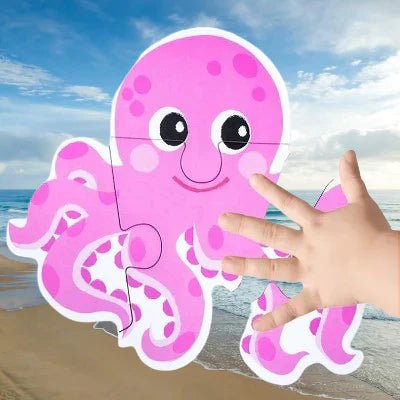 Puzzle Montessori - BabyPuzzle™ - Océan - Jouet pour Enfant