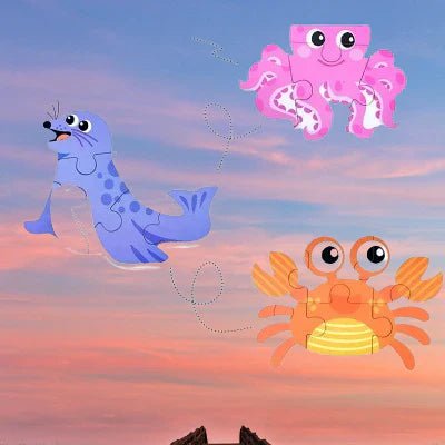 Puzzle Montessori - BabyPuzzle™ - Océan - Jouet pour Enfant
