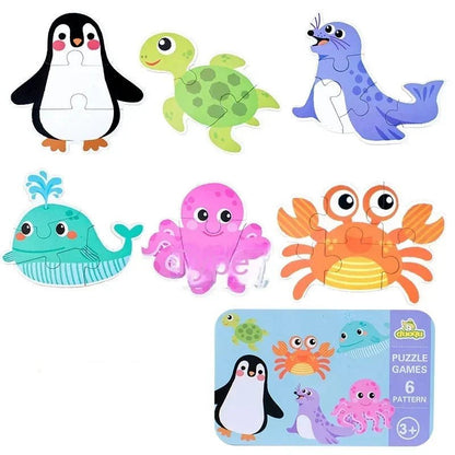 Puzzle Montessori - BabyPuzzle™ - Océan - Jouet pour Enfant