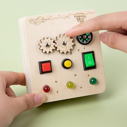 Tableau Montessori - BusyBoardCircuit™ - Boussole - Jouet pour Enfant