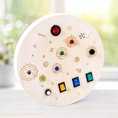 Tableau Montessori - BusyBoardCircuit™ - Firmament - Jouet pour Enfant