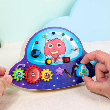 Tableau Montessori - BusyBoardCircuit™ - OVNI - Jouet pour Enfant