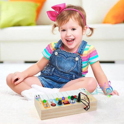 Tableau Montessori - BusyBoardCircuit™ - Piano - Jouet pour Enfant